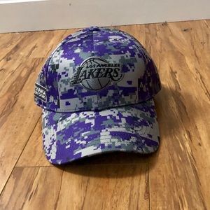 Unique LA Lakers Hat - Camo Pattern